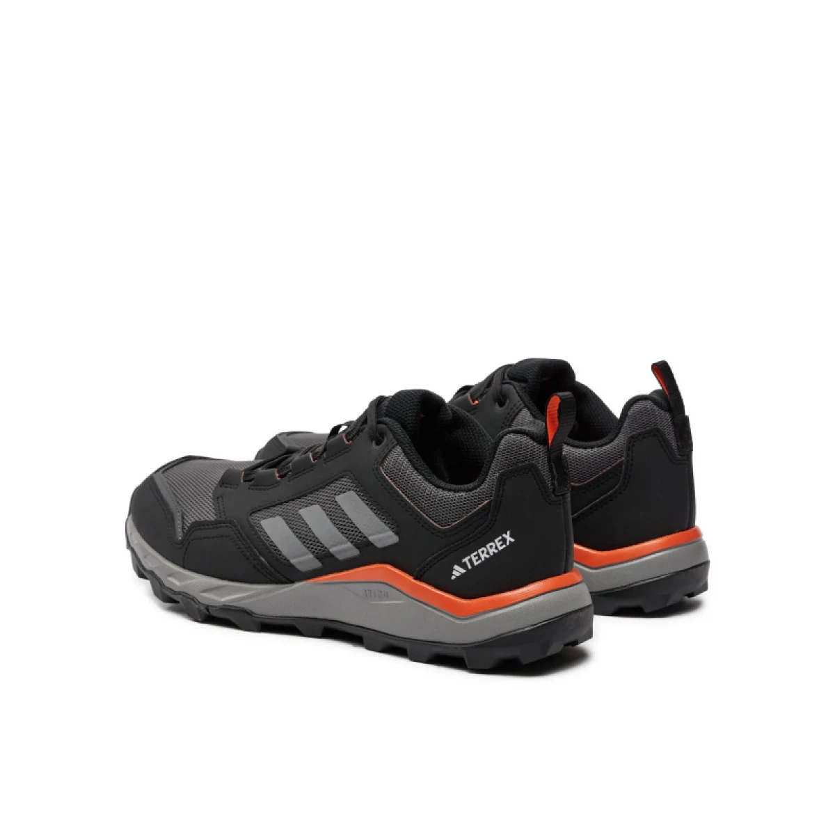 Pánska bežecká trailová obuv ADIDAS Terrex Tracerocker 2 grey six grey four impact orange · záber 5