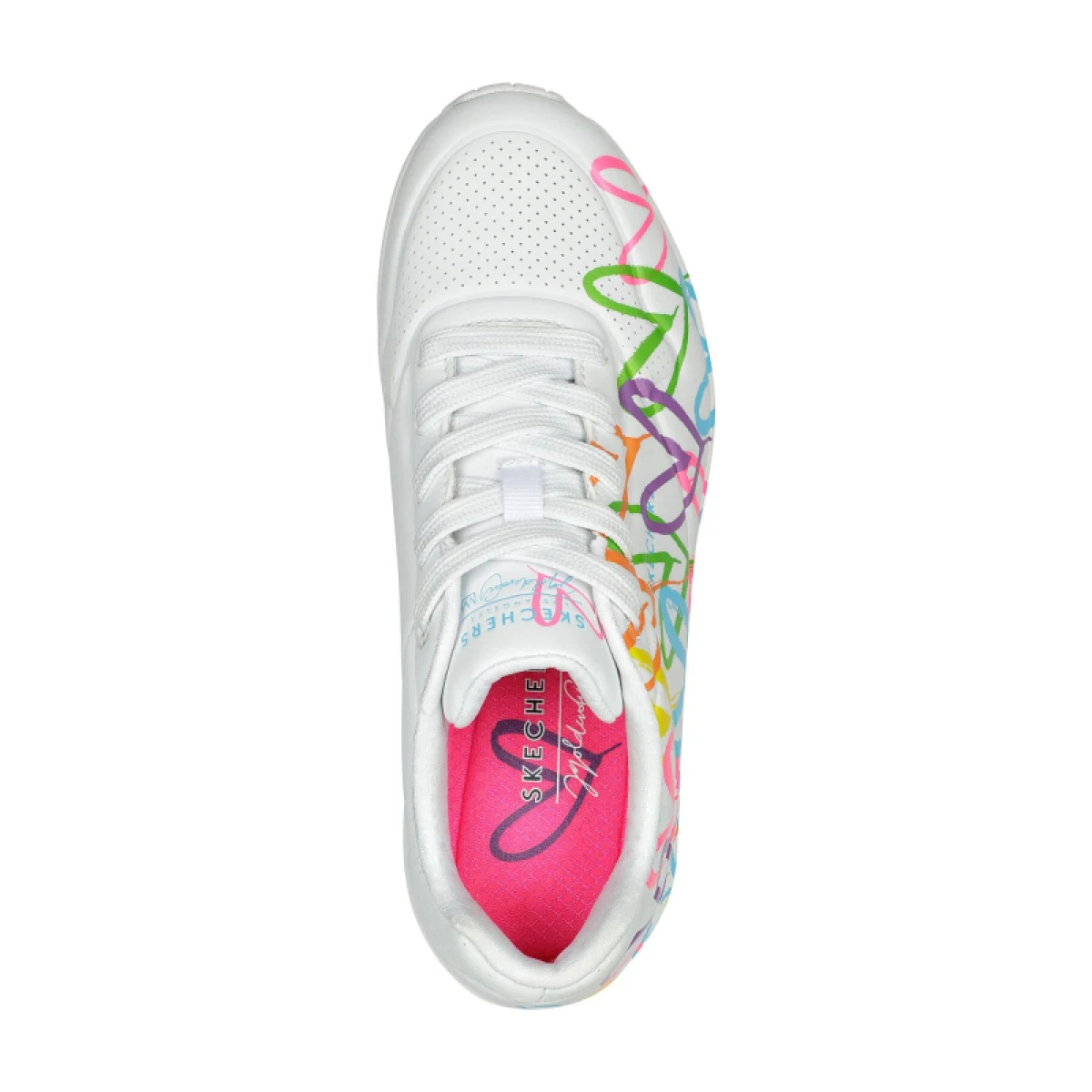 Dámska vychádzková obuv SKECHERS Uno Highlight Love white multi · záber 4