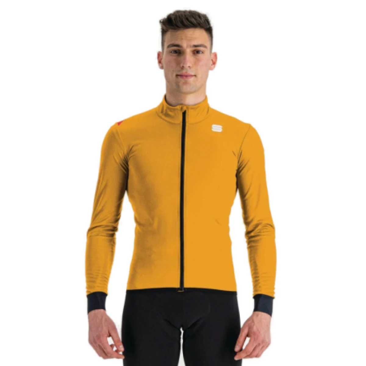 Pánska cyklistická bunda SPORTFUL Fiandre light no rain jacket, dark gold · záber 1
