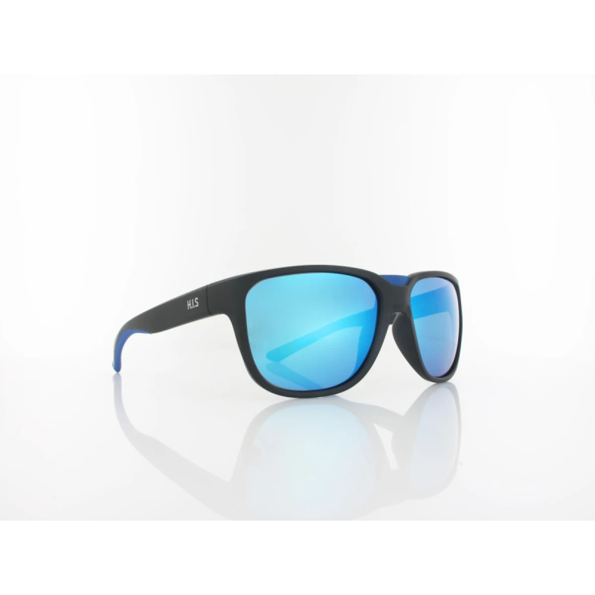 Polarizačné slnečné okuliare H.I.S. POLARIZED HPS47104-2, black, smoke with blue mirror POL, 60-16-135 · záber 2