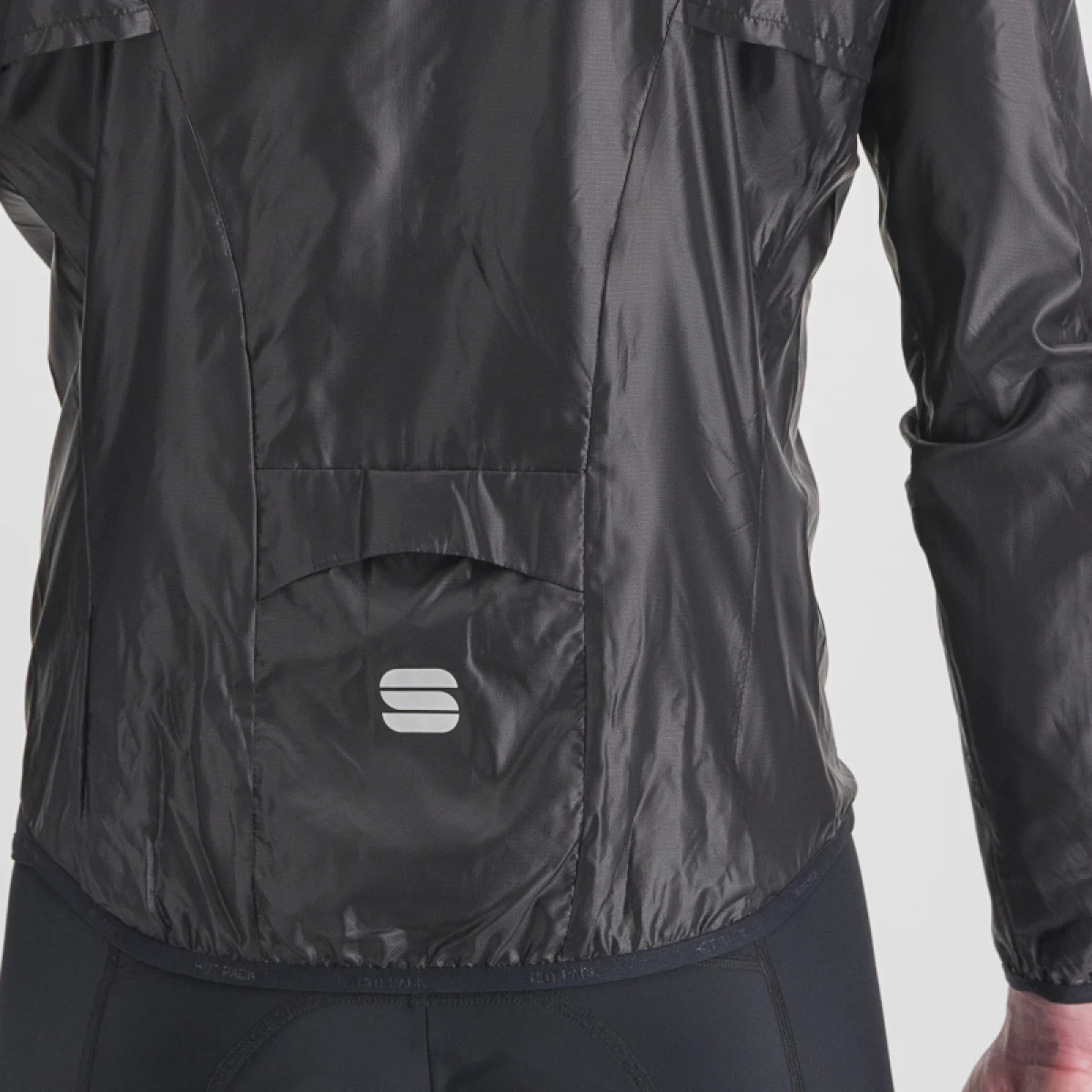 Pánska cyklistická bunda SPORTFUL Hot pack easylight jacket, black · záber 5