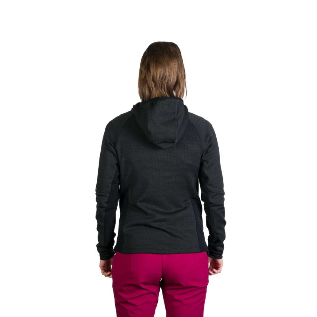 Dámska turistická mikina so zipsom NORTHFINDER DARLA-270blackblack · záber 5