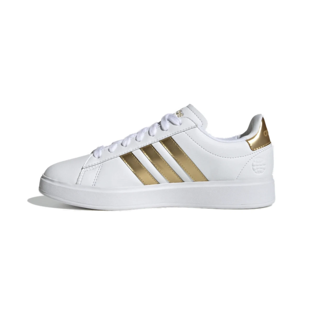 Dámska rekreačná obuv ADIDAS Grand Court 2.0 cloud white cloud white matte gold · záber 2