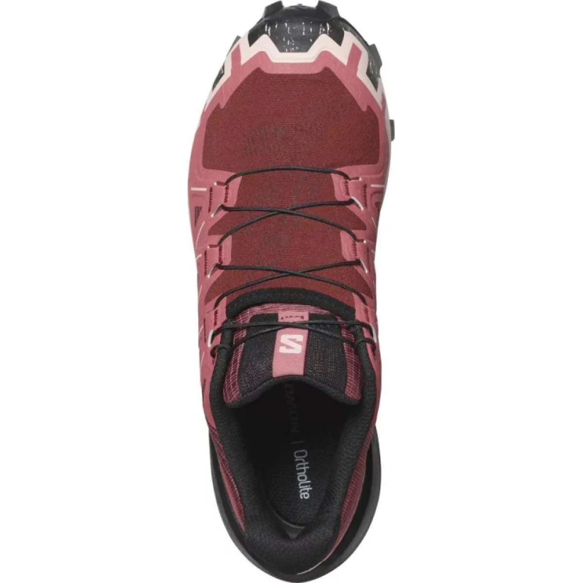 Dámska bežecká trailová obuv SALOMON Speedcross 6 W cow hide black english rose · záber 3