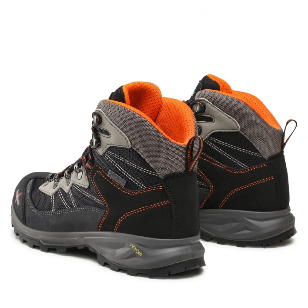 Pánska vysoká turistická obuv KAYLAND Taiga Evo Gtx, Black Orange · záber 4