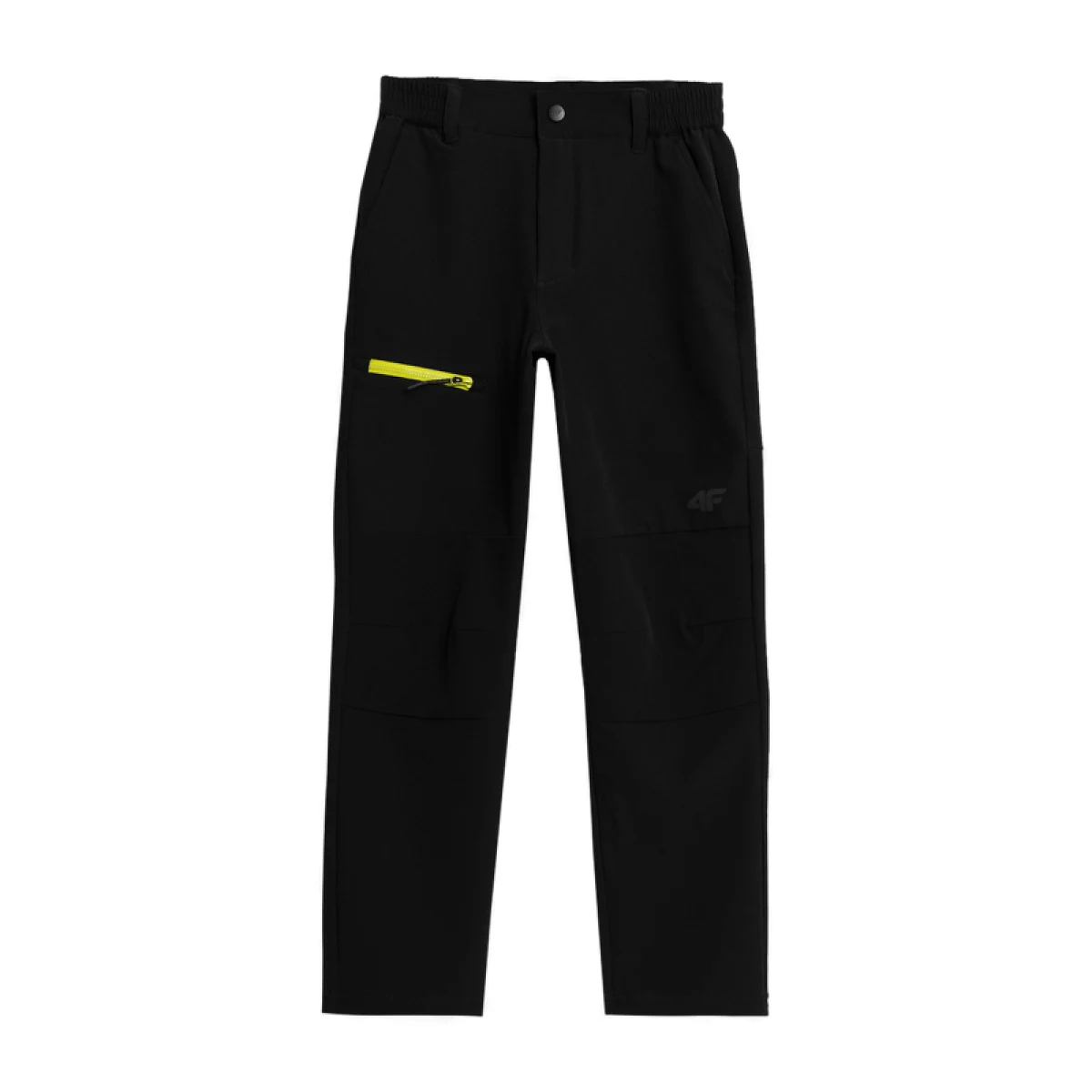 Chlapčenské turistické nohavice 4F JUNIOR TROUSERS FNK M098-20S-DEEP BLACK · záber 4