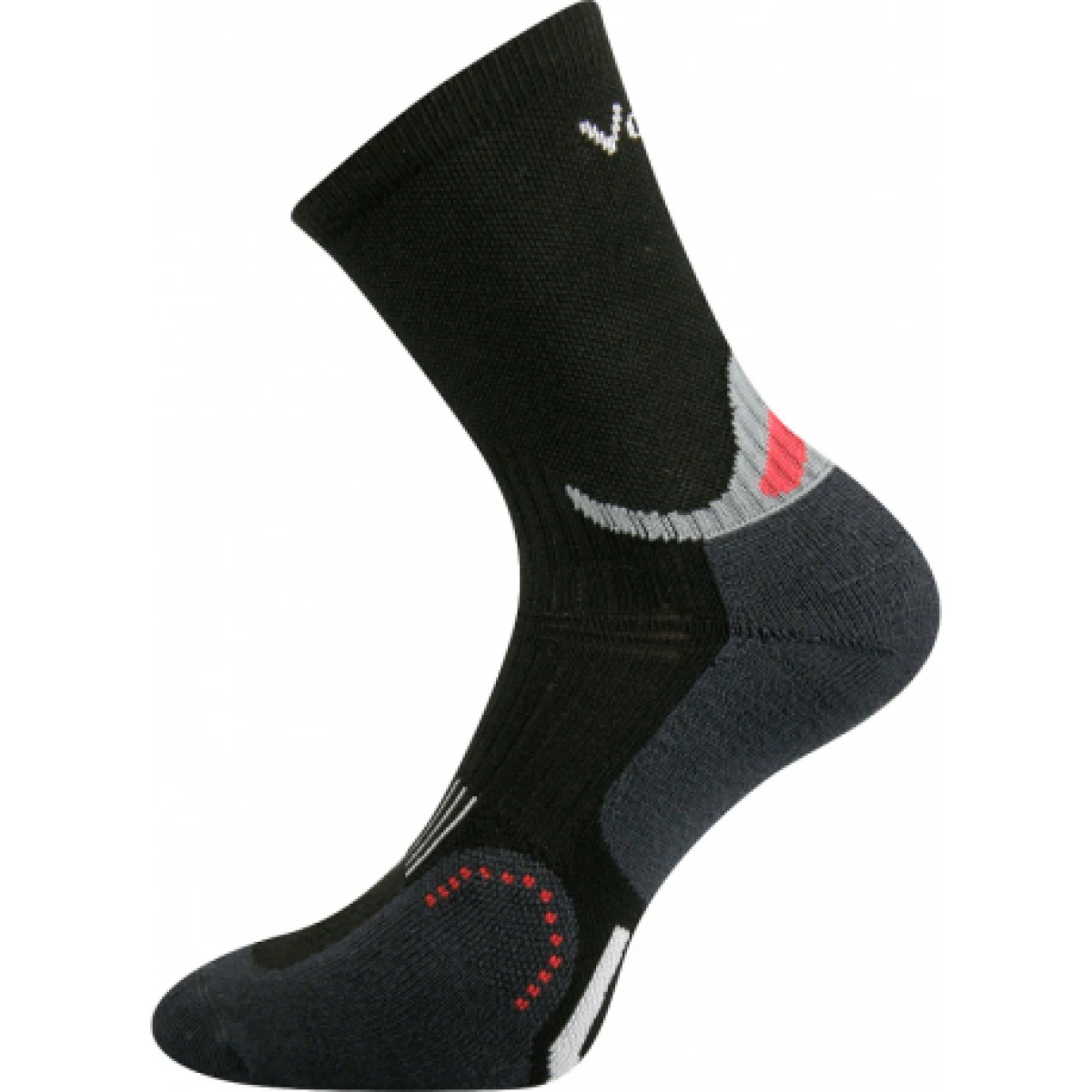 Bežecké kompresné ponožky VOXX 1 PACK- ACTROS-Black · záber 1