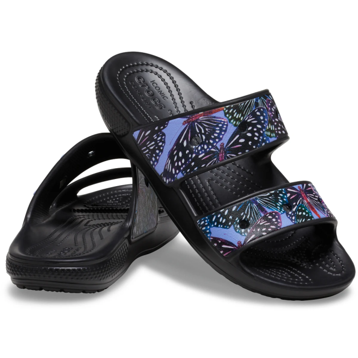 Sandále CROCS Classic Crocs Butterfly Sandal black multi · záber 5