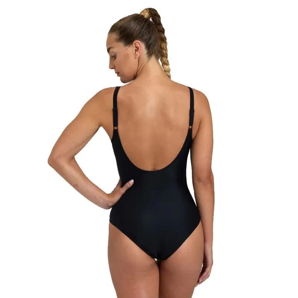Dámske plavecké jednodielne plavky ARENA WO IMPRINT SWIMSUIT U BACK B · záber 2