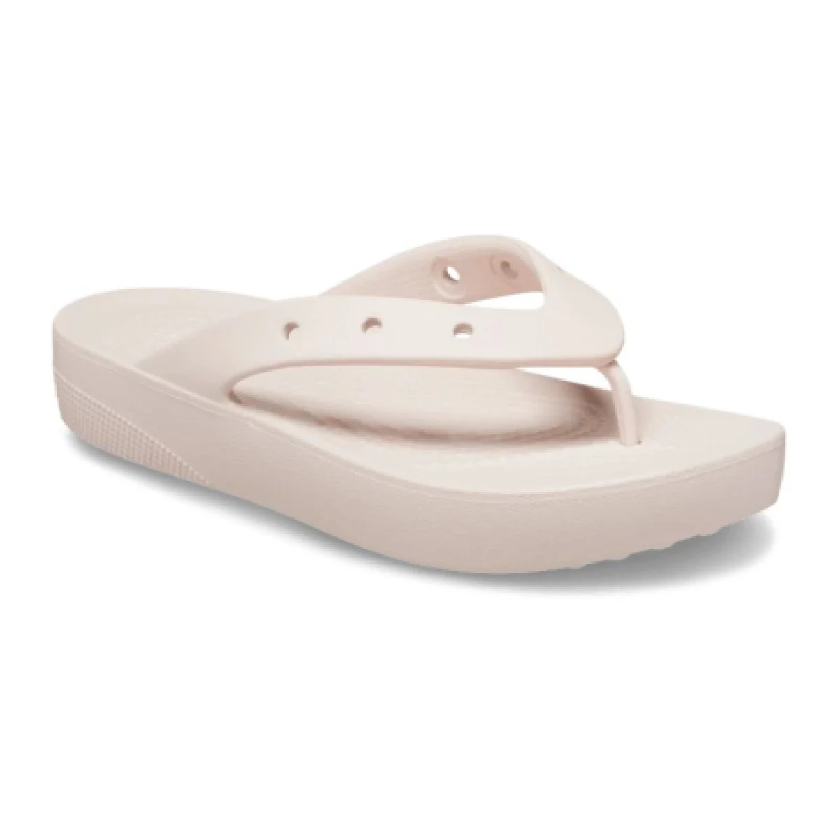Dámske žabky (plážová obuv) CROCS Classic Platform Flip W quartz · záber 1