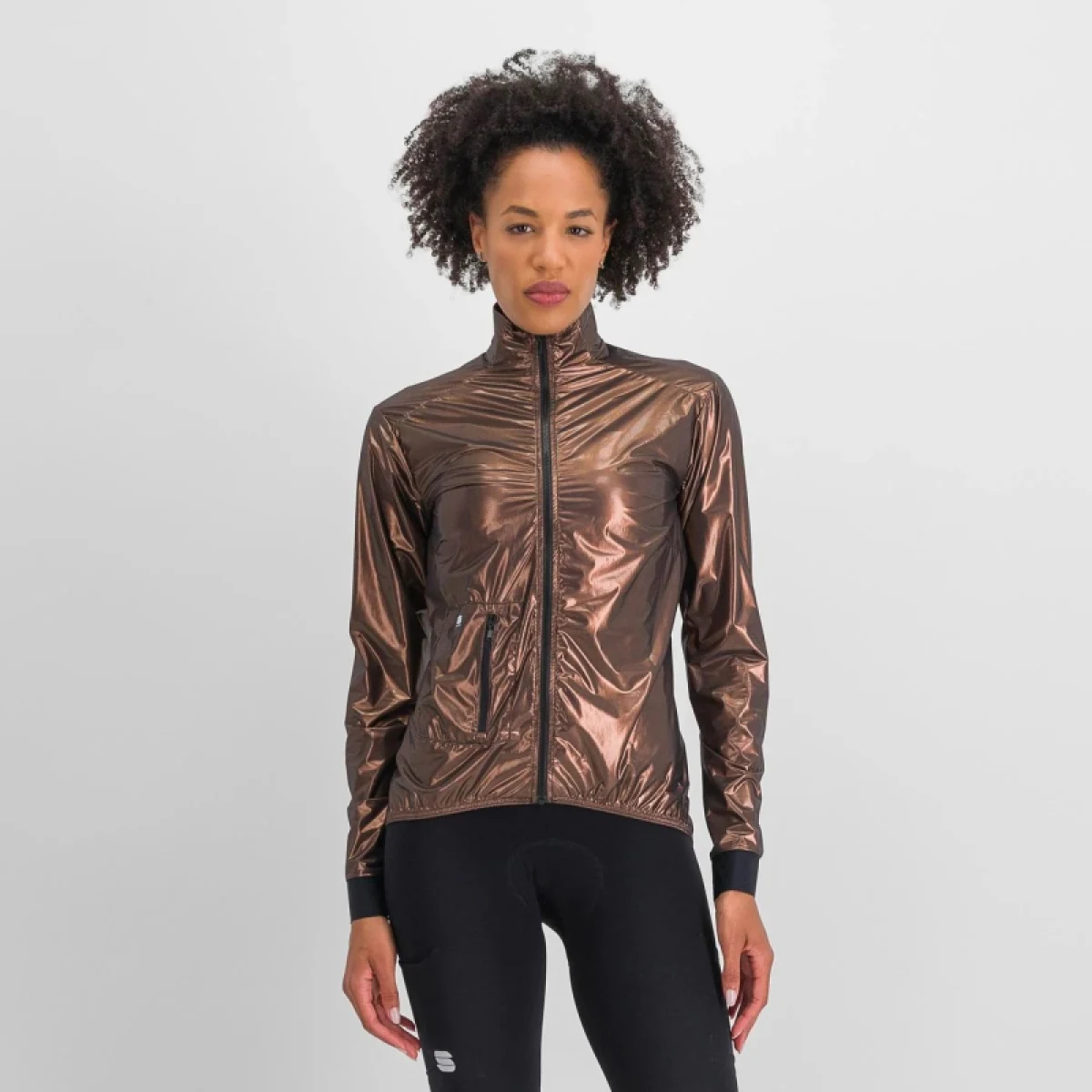 Dámska cyklistická bunda SPORTFUL Giara w packable jacket, metal bronze · záber 2