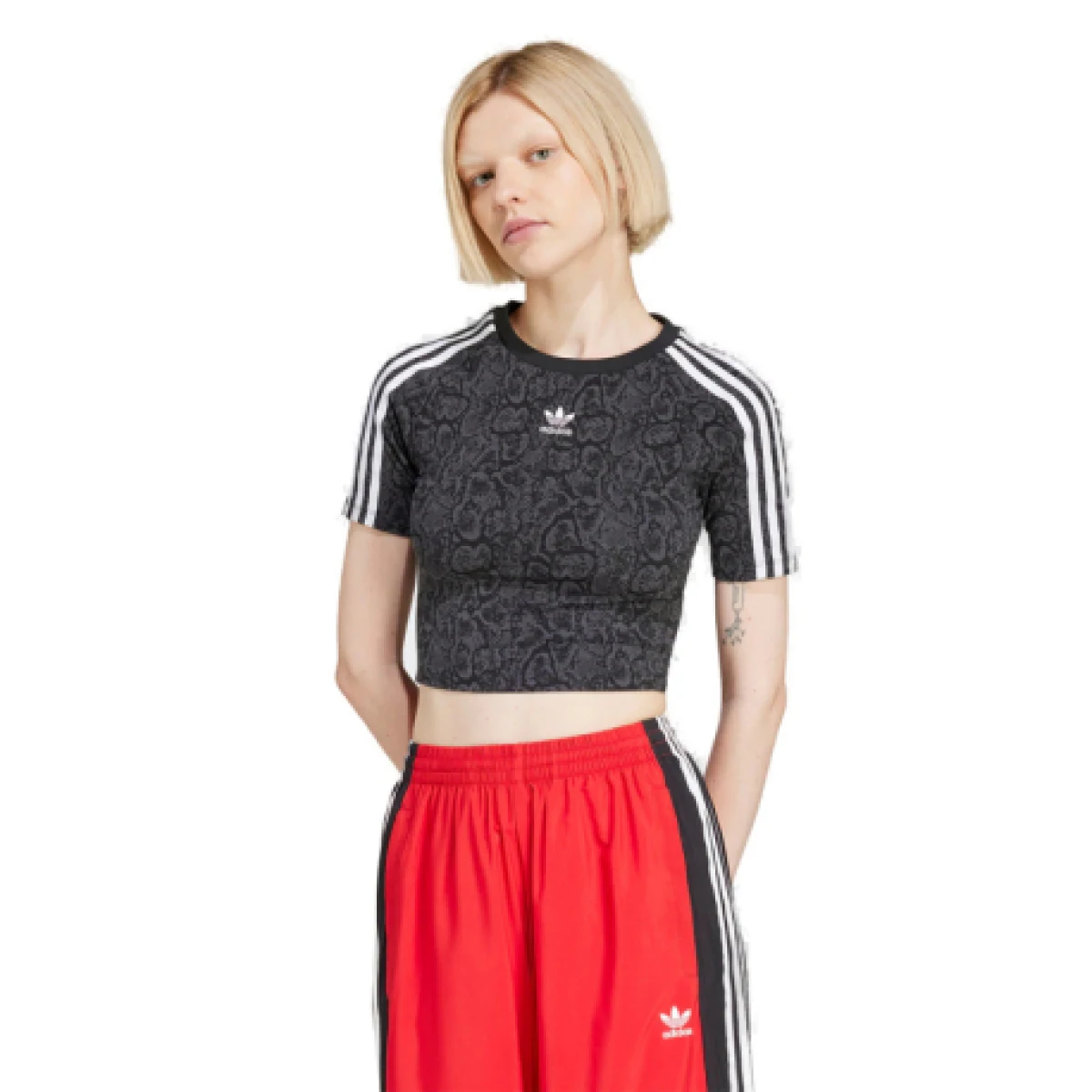 Dámske tričko s krátkym rukávom ADIDAS ORIGINALS SNAKE BABY TEE · záber 1