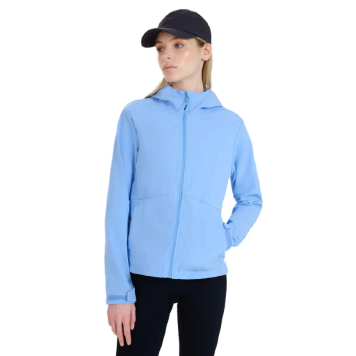 Dámska turistická bunda 4F SOFTSHELL JACKET F320-33S-BLUE · záber 1