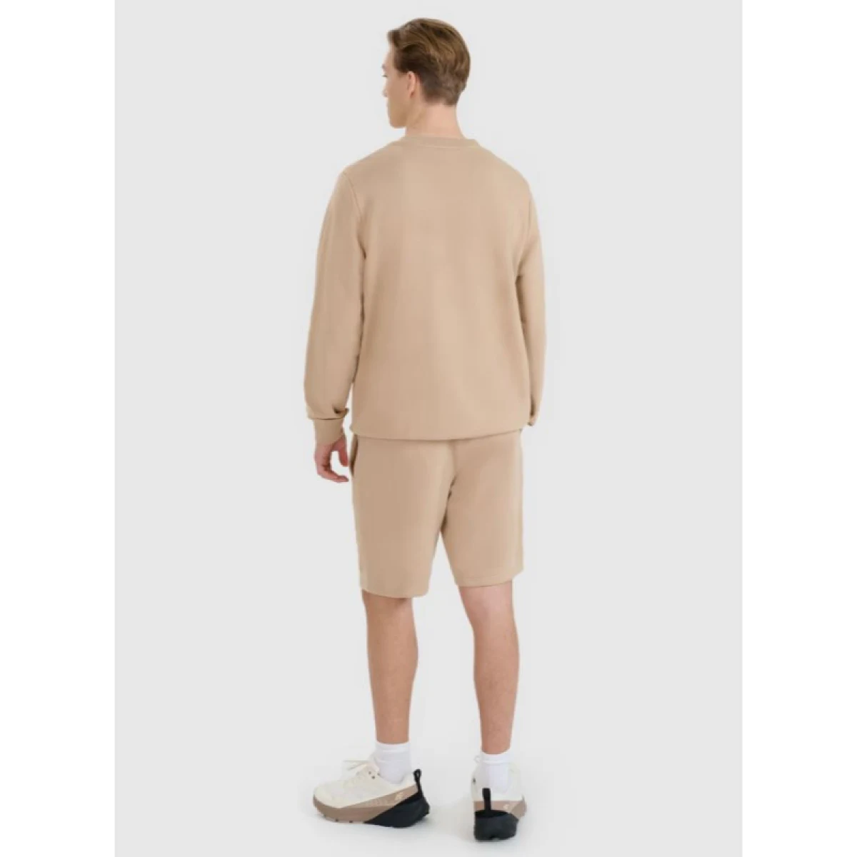 Pánske teplákové kraťasy 4F SHORTS CAS M571-83S-BEIGE · záber 5