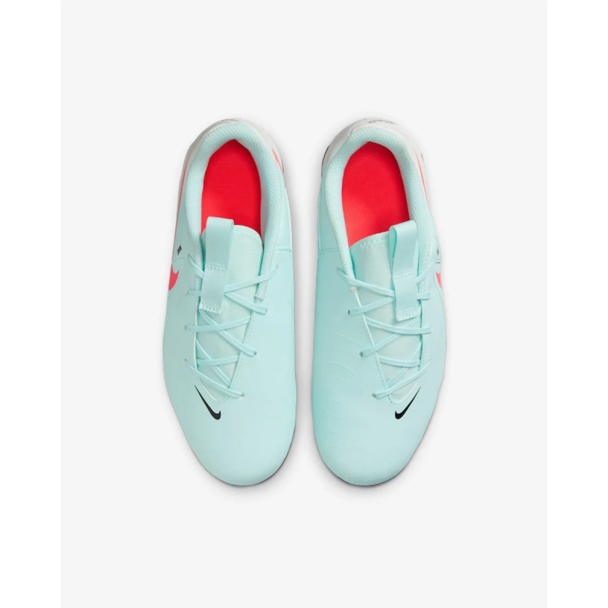 Chlapčenské futbalové kopačky outdoorové NIKE Phantom GX 2 Academy Jr FG MG mint off noir atomic red · záber 5
