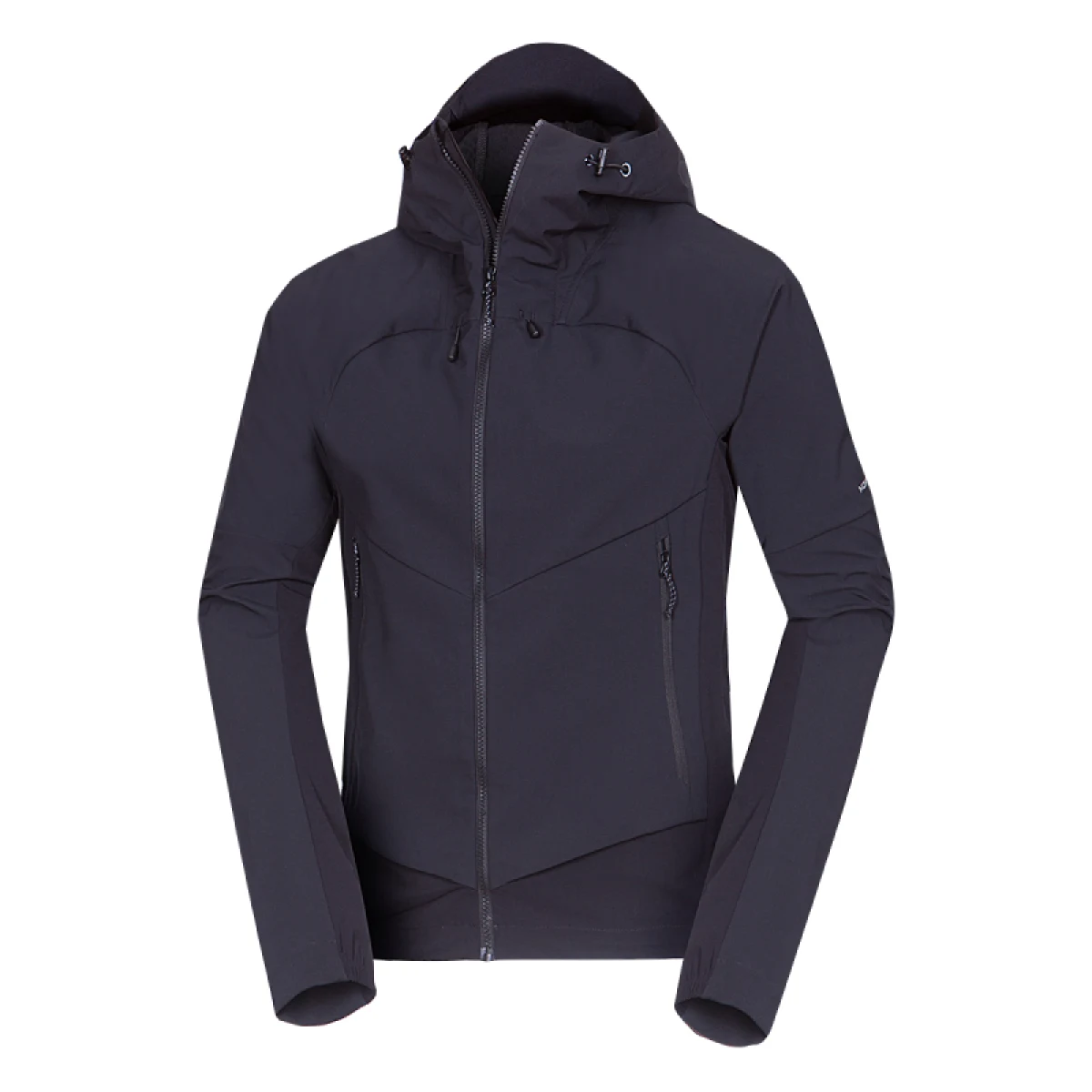 Pánska turistická softshellová bunda NORTHFINDER CIRO-269black · záber 4