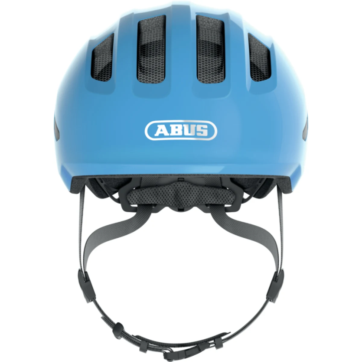 Juniorská cyklistická prilba ABUS Smiley 3.0 shiny blue · záber 2