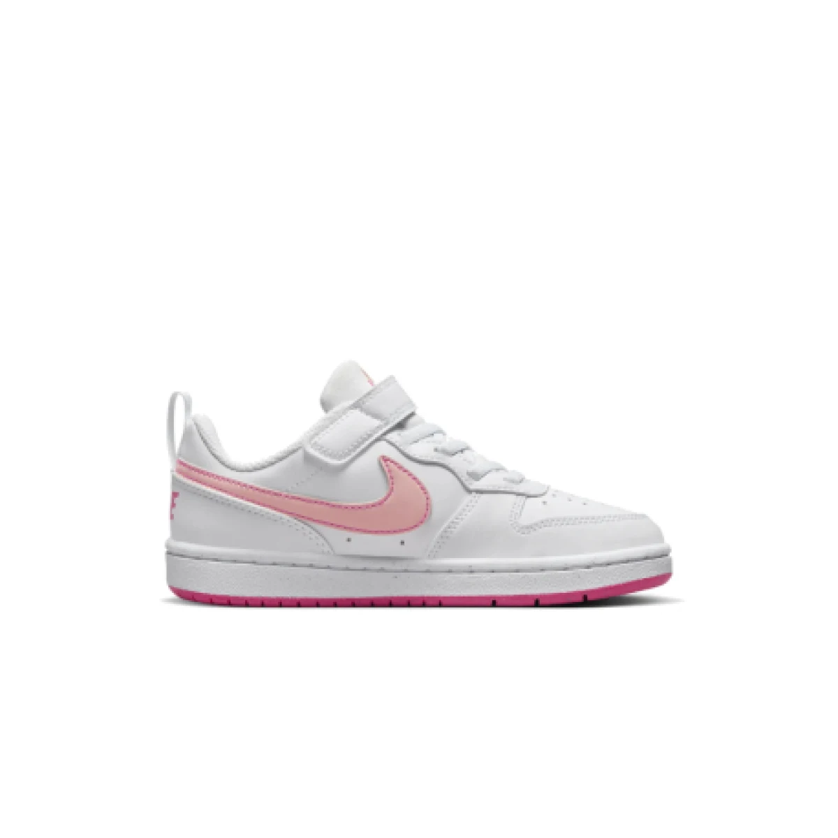Dievčenská rekreačná obuv NIKE Court Borough Low Recraft white arctic orange pink · záber 1