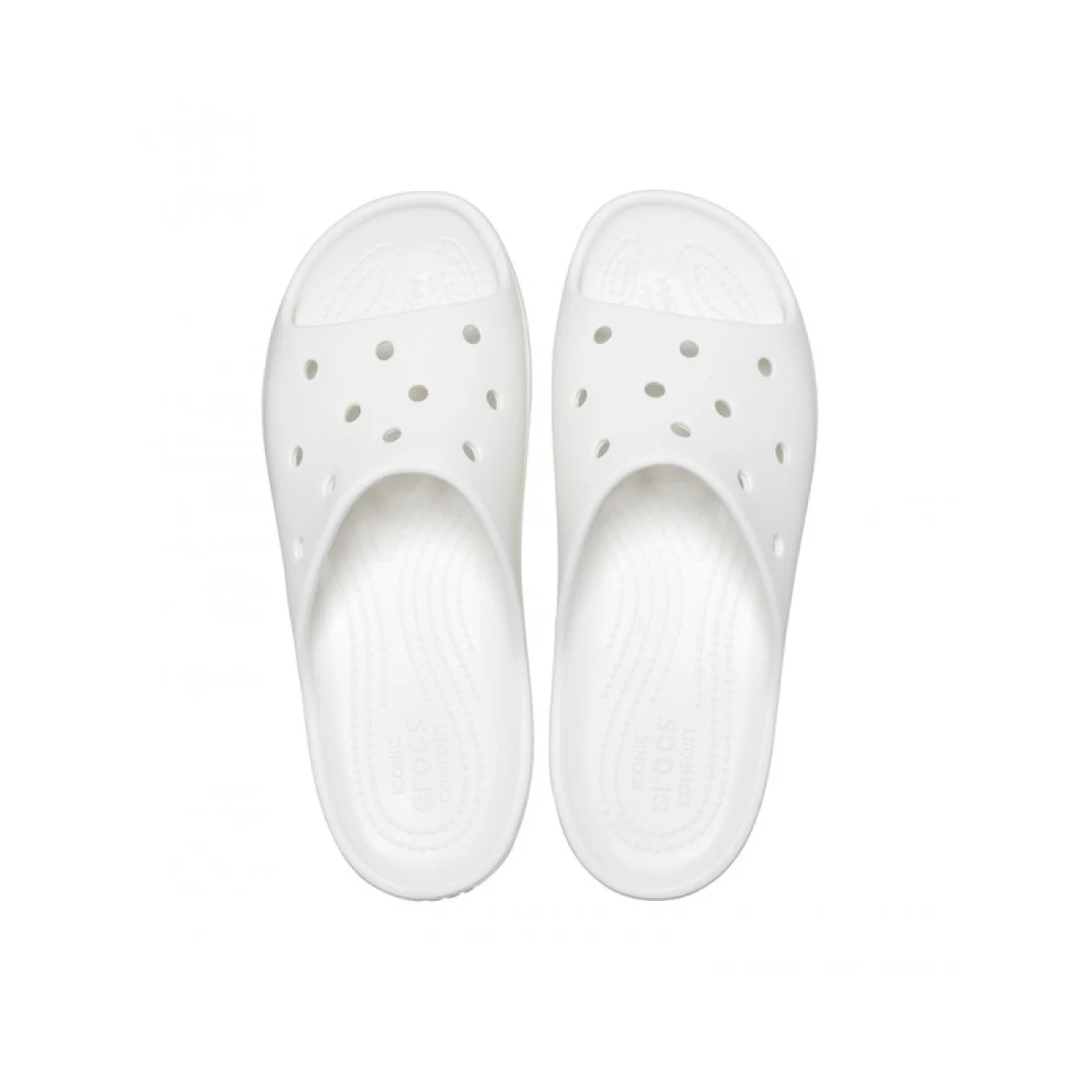 Dámske šlapky (plážová obuv) CROCS Classic Platform Slide white · záber 5