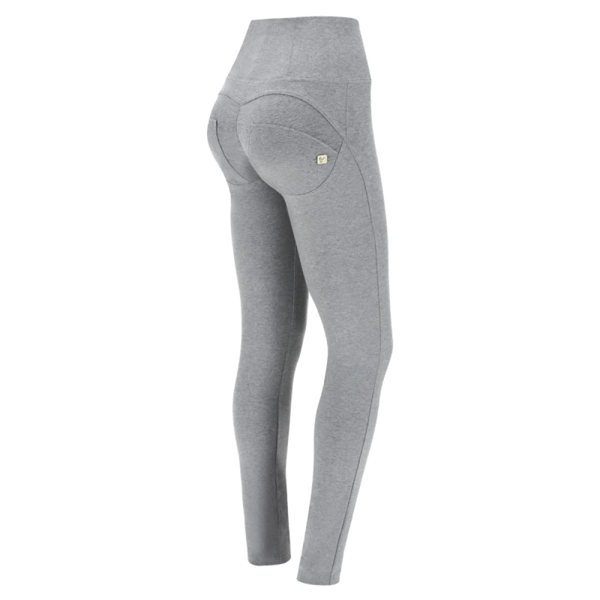 Dámske jeggings nohavice FREDDY WR.UP® skinny push up organic cotton trousers with high waist-Grey · záber 2