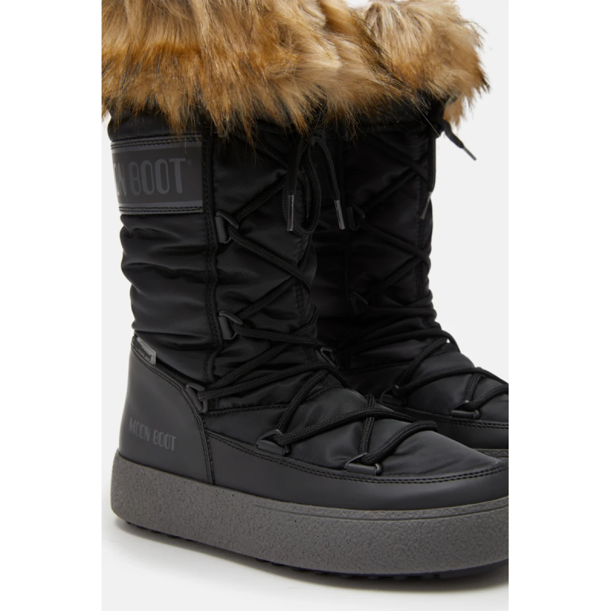Dámske vysoké zimné topánky MOON BOOT MB LTRACK MONACO WP-N001 BLACK · záber 3