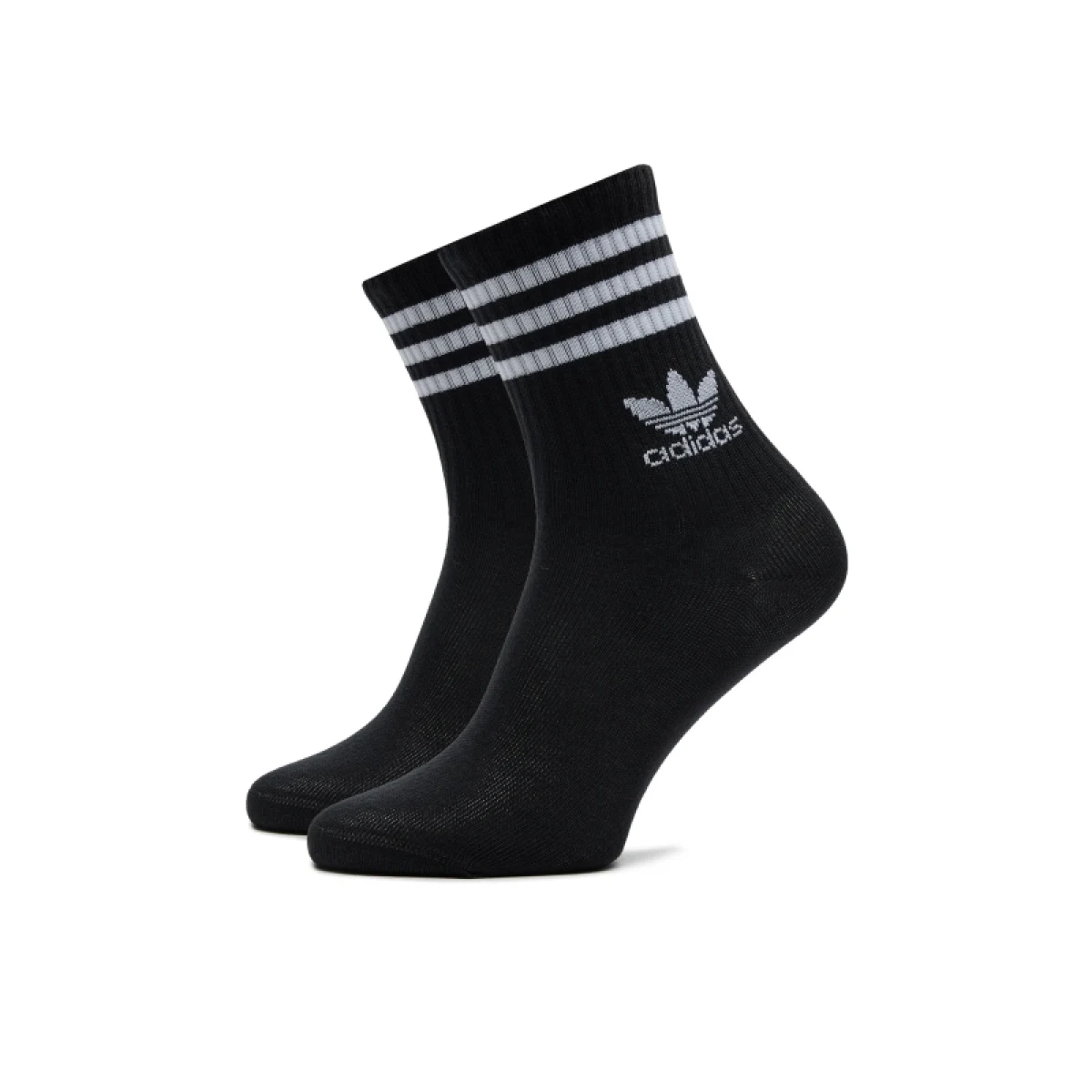 Ponožky ADIDAS ORIGINALS 3 PACK-CREW SOCK-BLACK · záber 2
