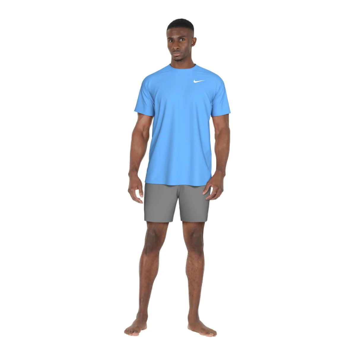 Pánske tréningové tričko s krátkym rukávom NIKE SWIM ESSENTIAL UNIVERSITY BLUE-UNIVERSITY BLUE · záber 4