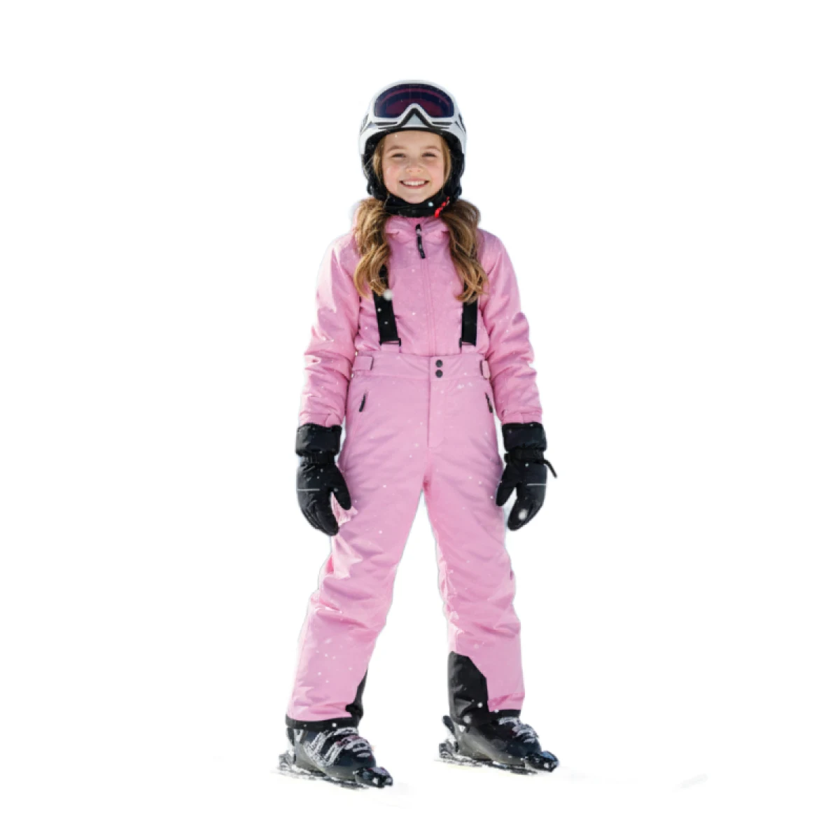 Dievčenské lyžiarske nohavice - Veľkosť: 4213 | Farba: Kids Ski Pants - Solid-4213-Bonbon · záber 2