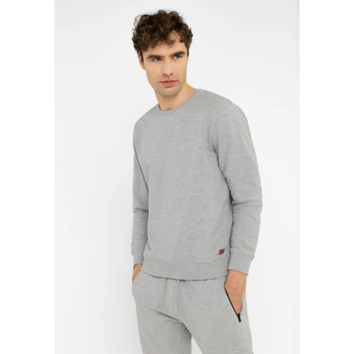 Pánska mikina VOLCANO B-ANDY-702M-GREY MEL · záber 5