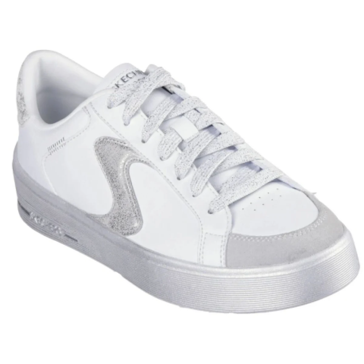 Dámska rekreačná obuv SKECHERS Hiland Quite Chic white silver · záber 1