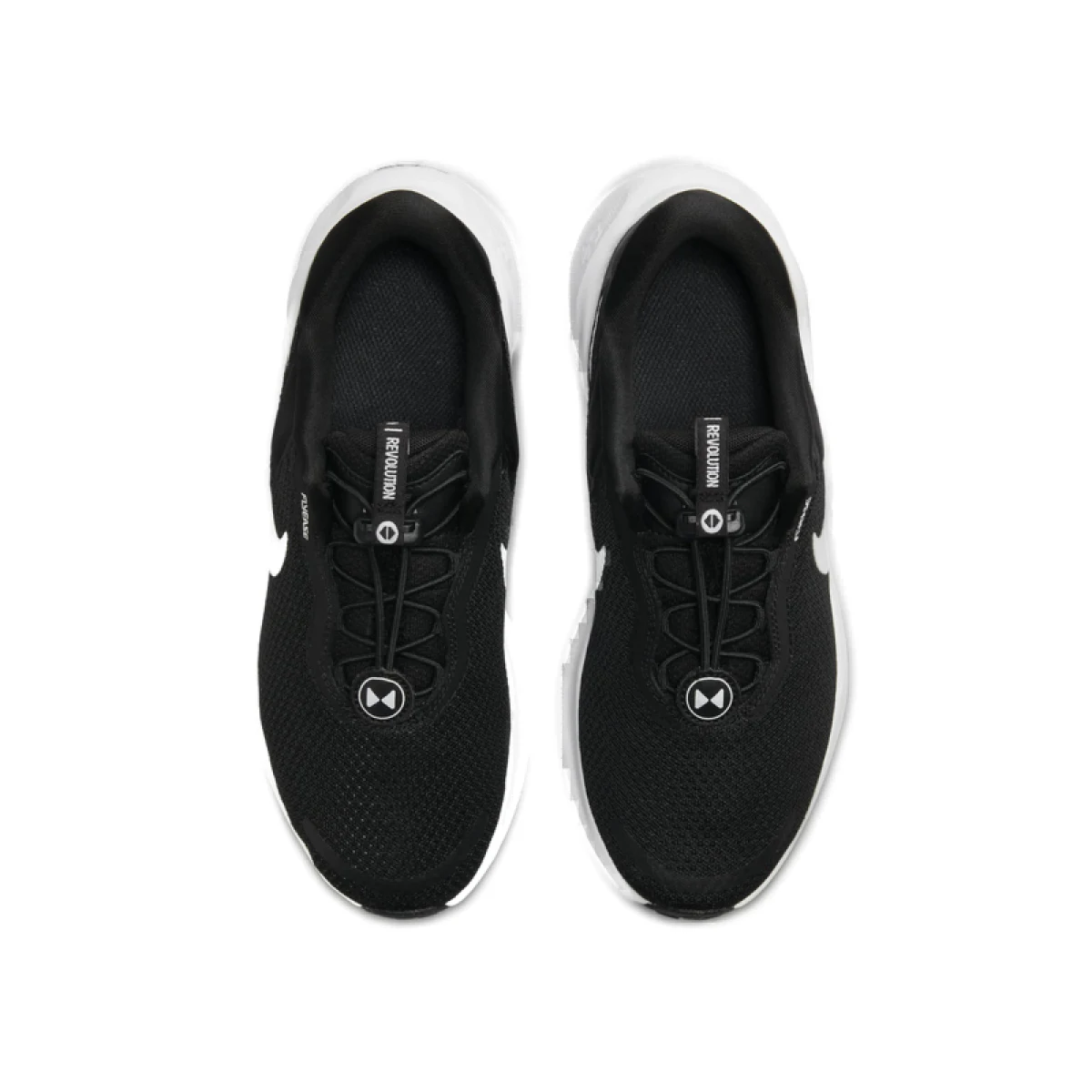 Dámska športová obuv (tréningová) NIKE Revolution 7 EasyOn black white · záber 4