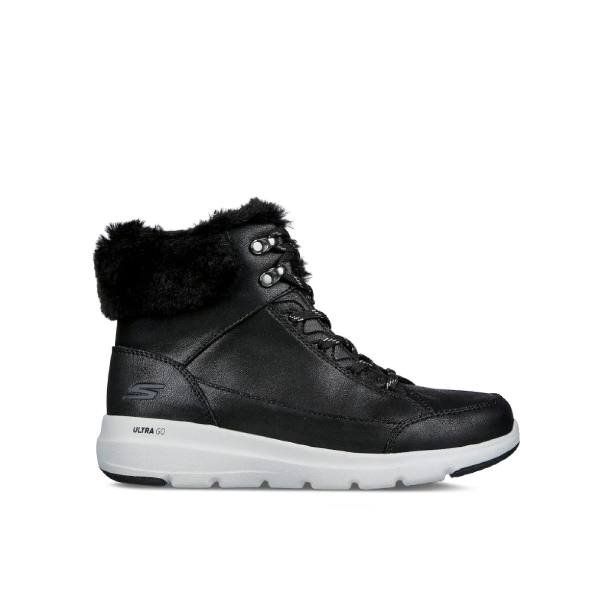Dámske členkové zimné topánky SKECHERS On The-Go Glacial Ultra Cozyly black · záber 3