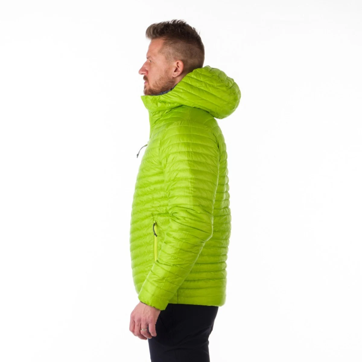 Pánska turistická bunda NORTHFINDER DAN-584-limegreengrey · záber 4