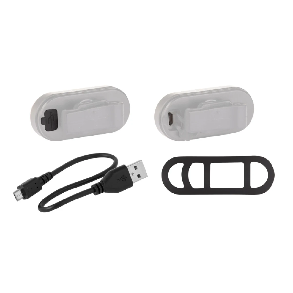 Svetlo na bicykel FORCE ARC 40LM, 30 x LED, USB · záber 2