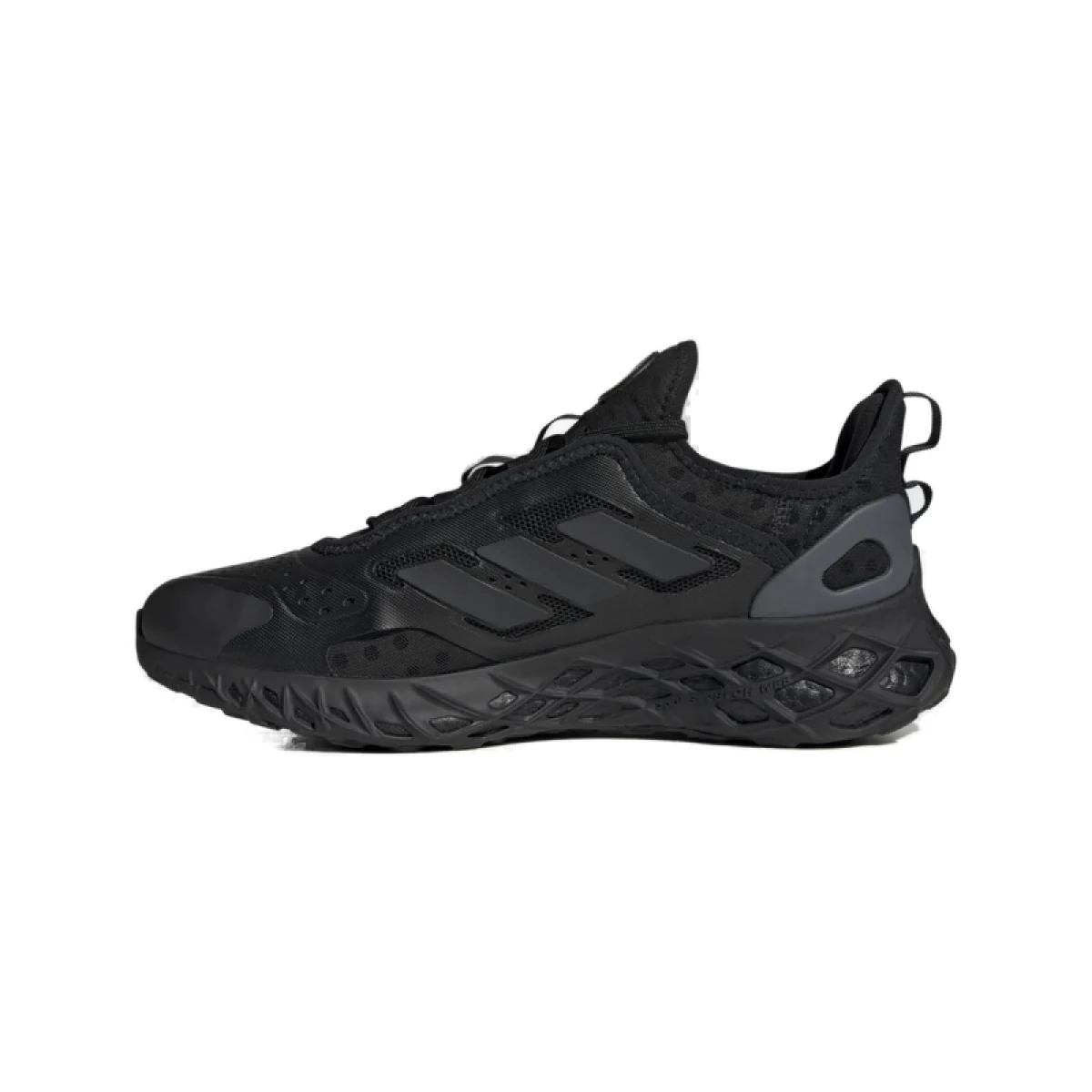 Pánska rekreačná obuv ADIDAS Web Boost core black black blue met grey five · záber 2