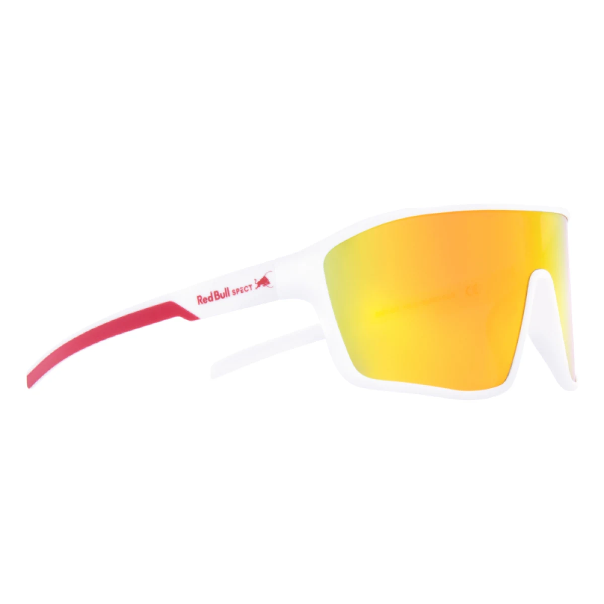 Slnečné okuliare RED BULL SPECT DAFT-002, white, brown with red revo, CAT 3, 137-130 · záber 5