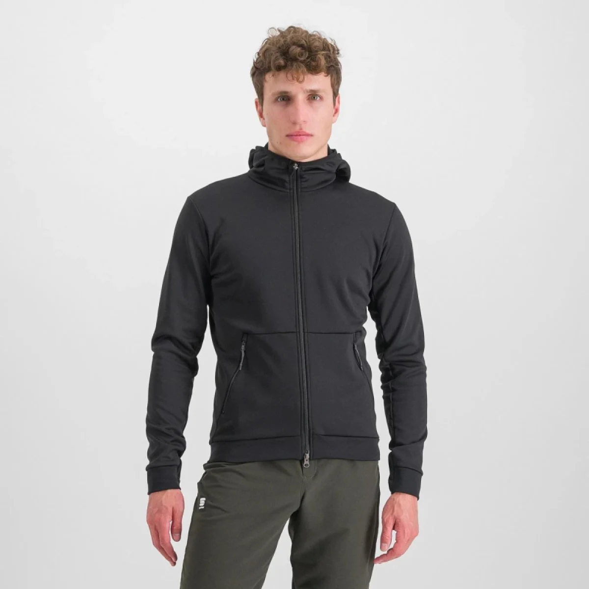 Pánska cyklistická bunda s kapucňou SPORTFUL Metro softshell, black · záber 2