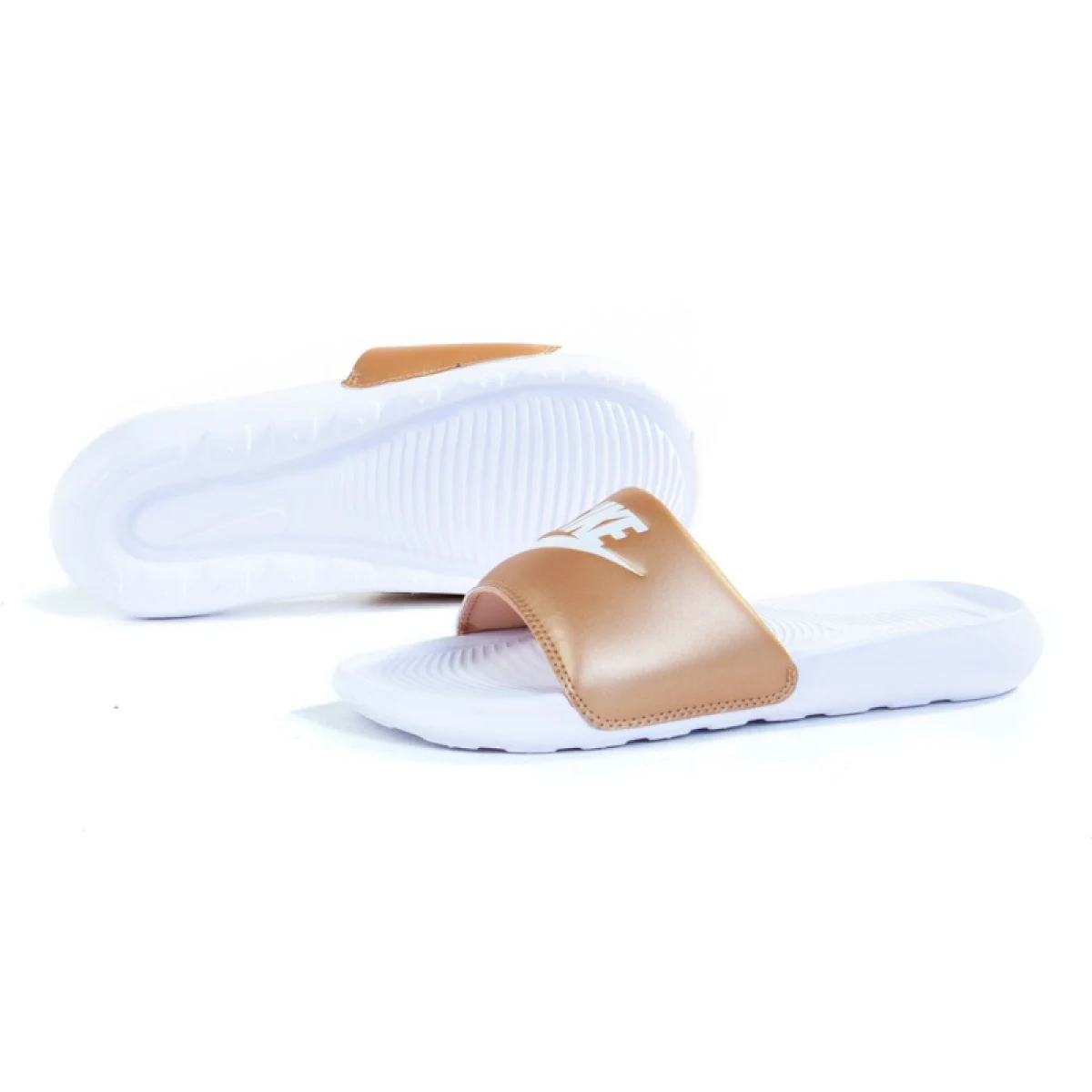 Dámske šlapky (plážová obuv) NIKE Victori One red bronze white white · záber 3