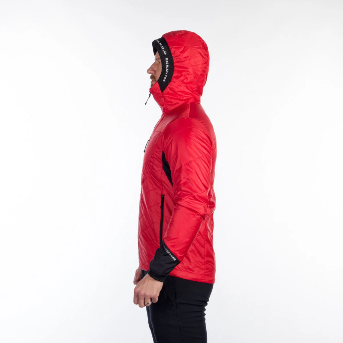 Pánska turistická bunda NORTHFINDER DON 361-redblack · záber 5