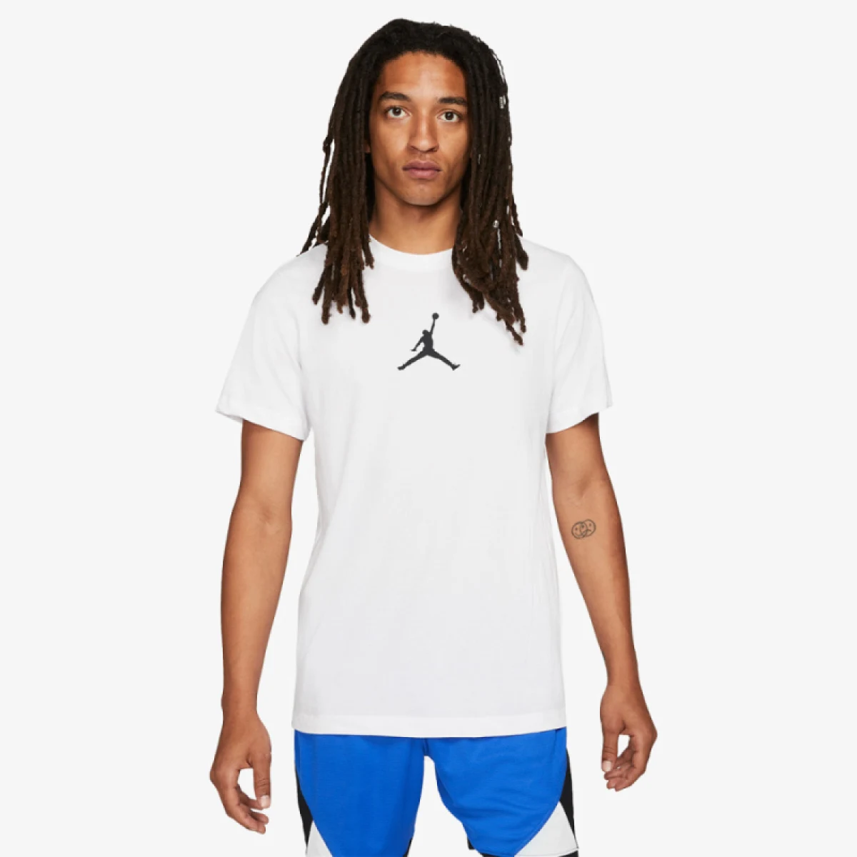 Pánske tričko s krátkym rukávom NIKE JORDAN M J JD AIR STRETCH SS CREW-410-Blue · záber 2