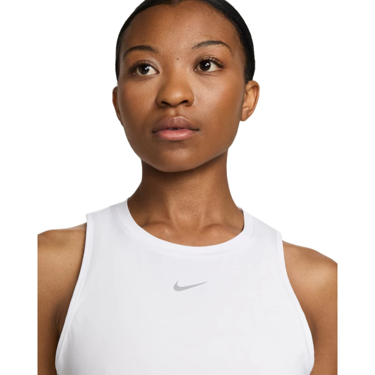 Dámske tréningové tielko NIKE W NK ONE CLASSIC DF TANK-100-White · záber 4
