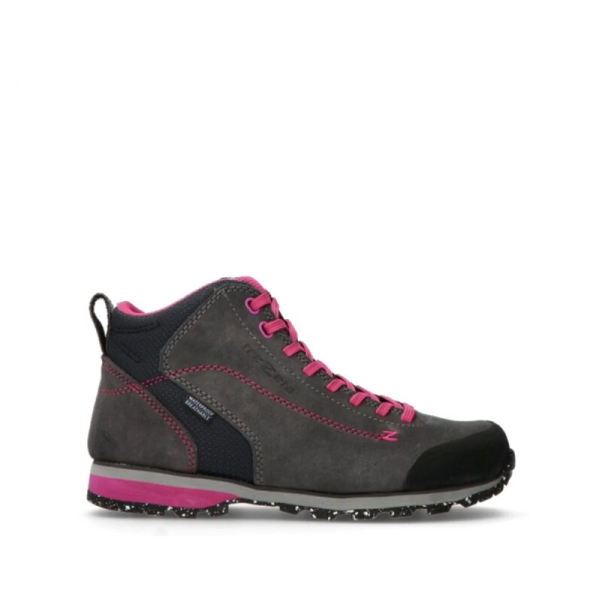 Dámska členková turistická obuv TREZETA Zeta Mid Ws Wp, Grey Fuchsia · záber 2