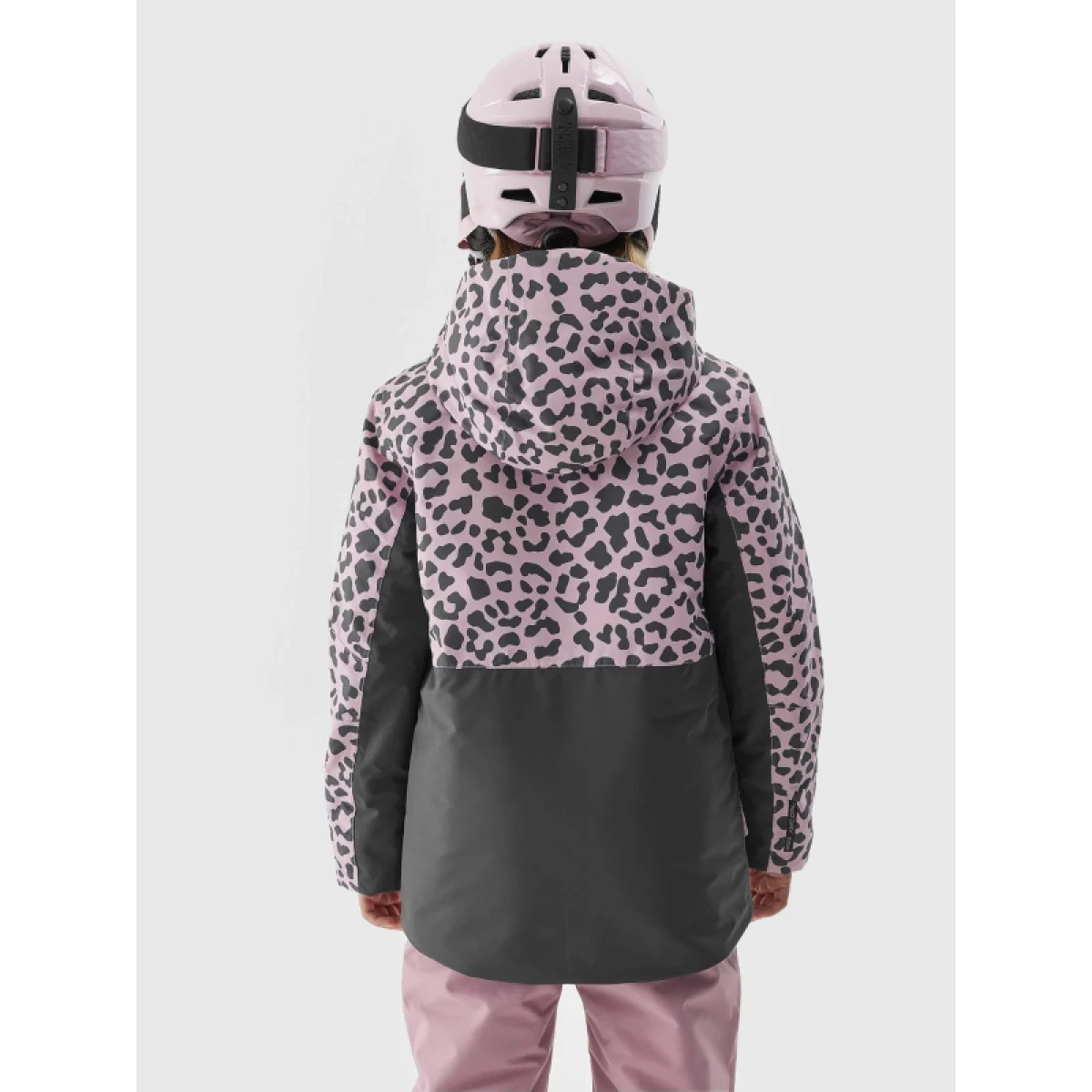 Dievčenská lyžiarska bunda 4F JUNIOR TECHNICAL JACKET-JAW23TTJAF357-90A-MULTICOLOUR ALLOVER · záber 4