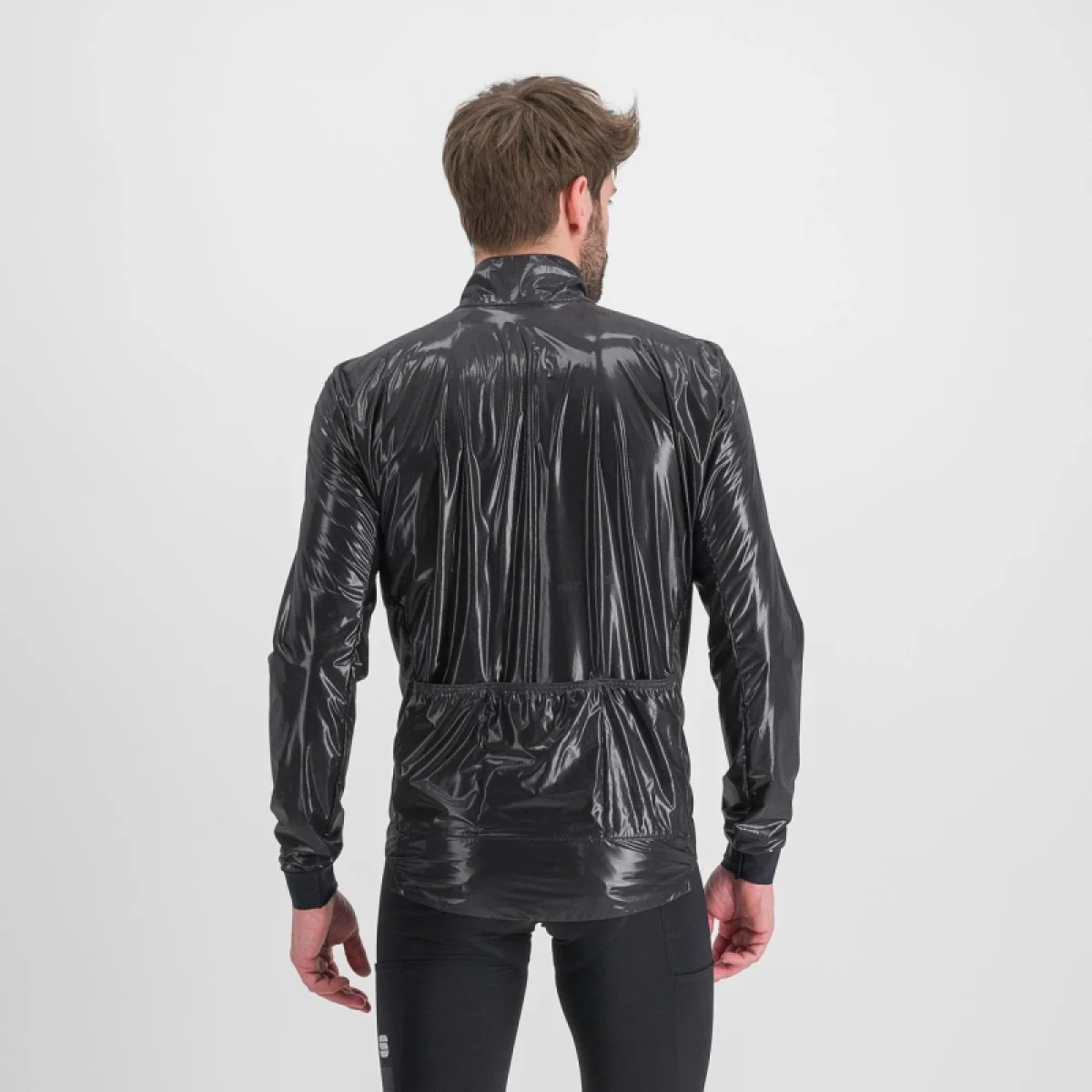 Pánska cyklistická bunda SPORTFUL Giara packable jacket, black · záber 3