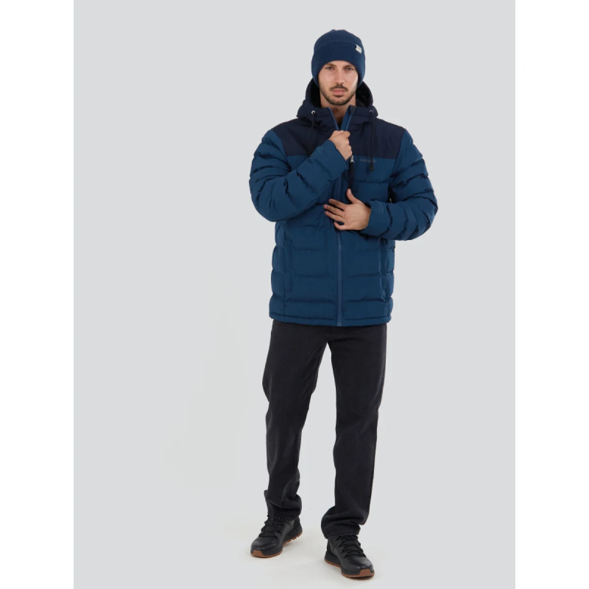 Pánska bunda FUNDANGO Passat Padded Jacket-460- turkis · záber 4