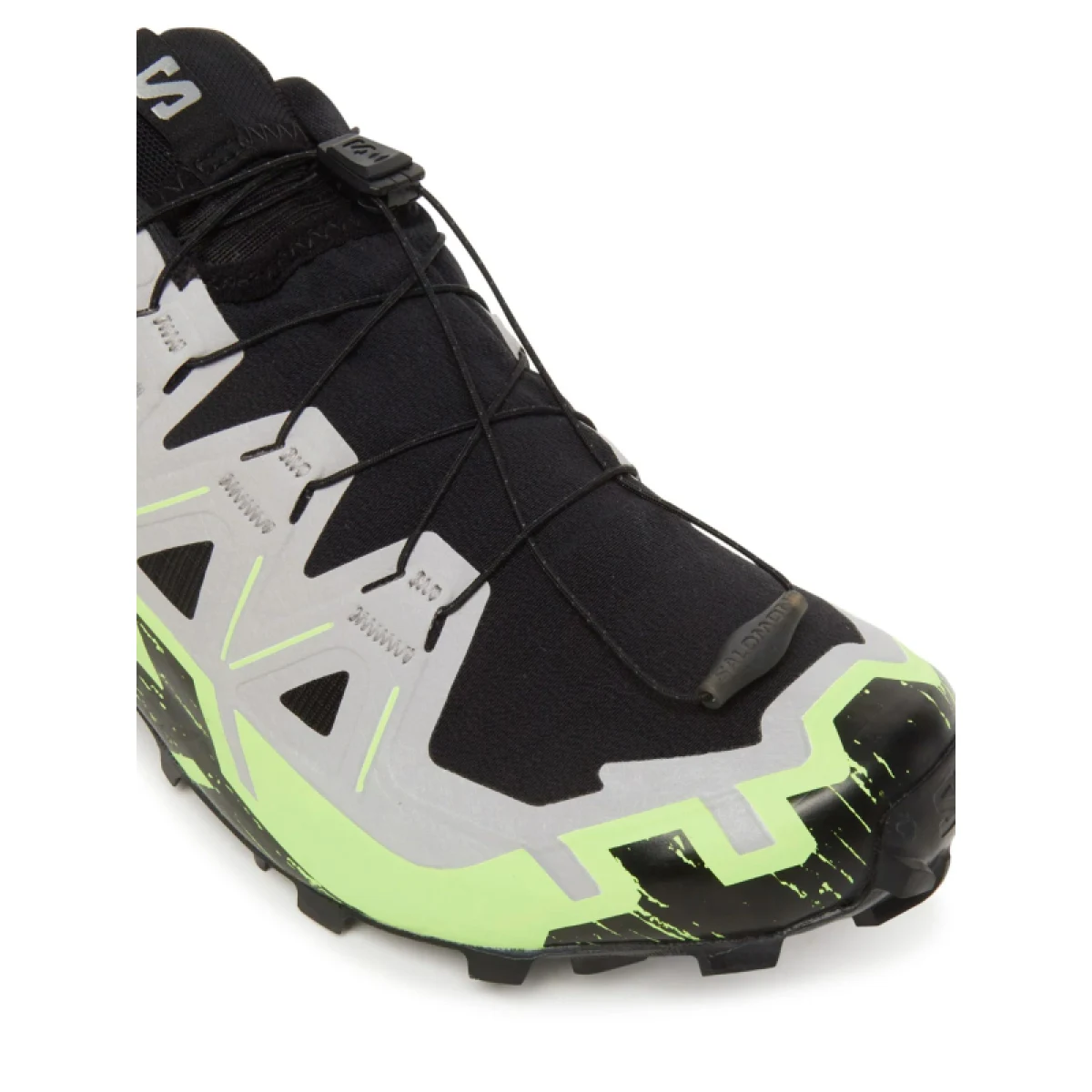 Pánska bežecká trailová obuv SALOMON Speedcross 6 GTX M black alloy green gecko · záber 5