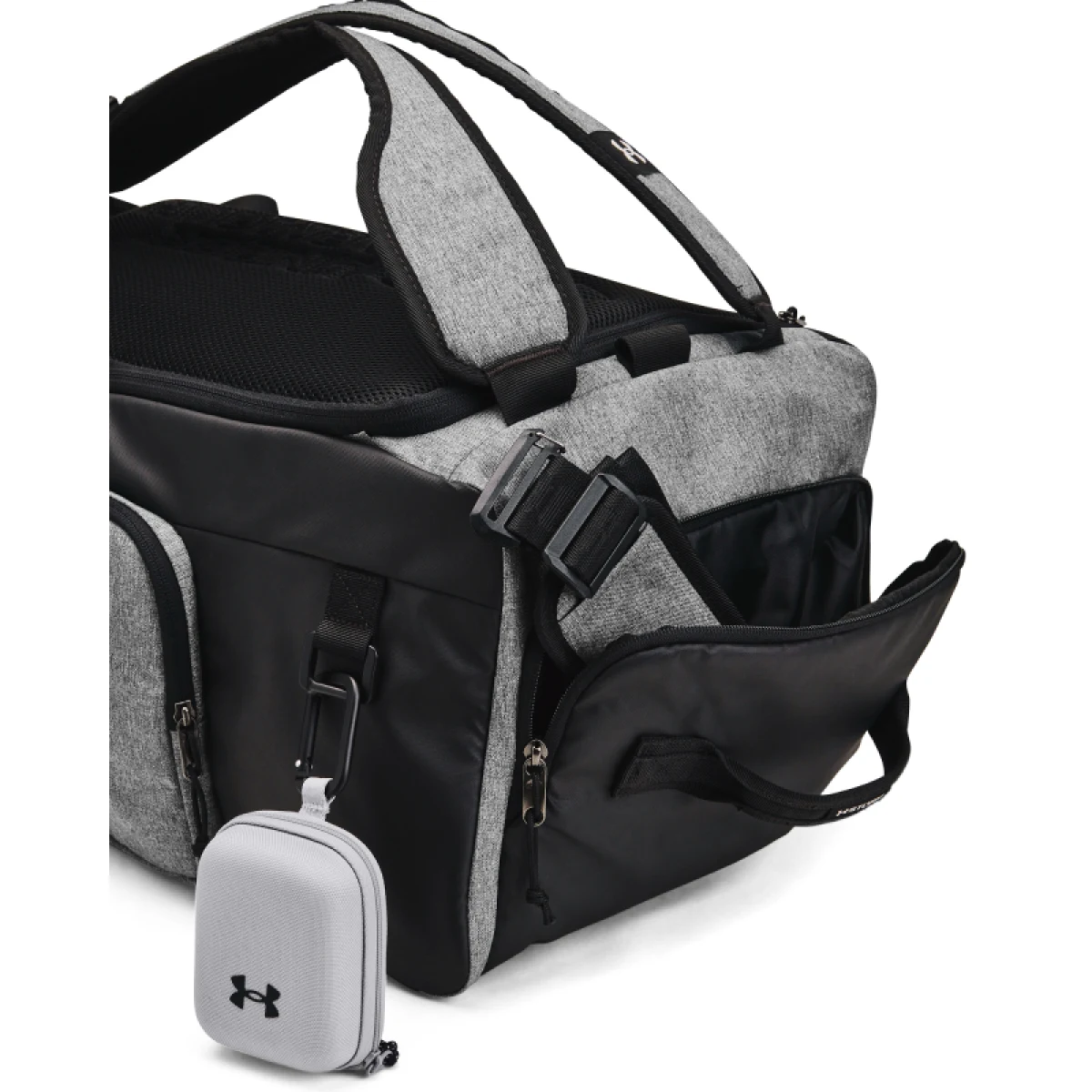 Cestovná taška UNDER ARMOUR UA Contain Duo MD BP Duffle-GRY · záber 4