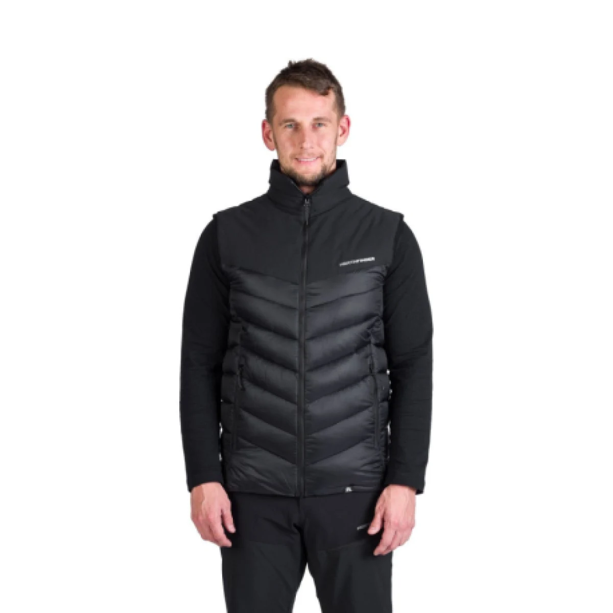 Pánska turistická vesta NORTHFINDER FILIPPO-270blackblack · záber 1