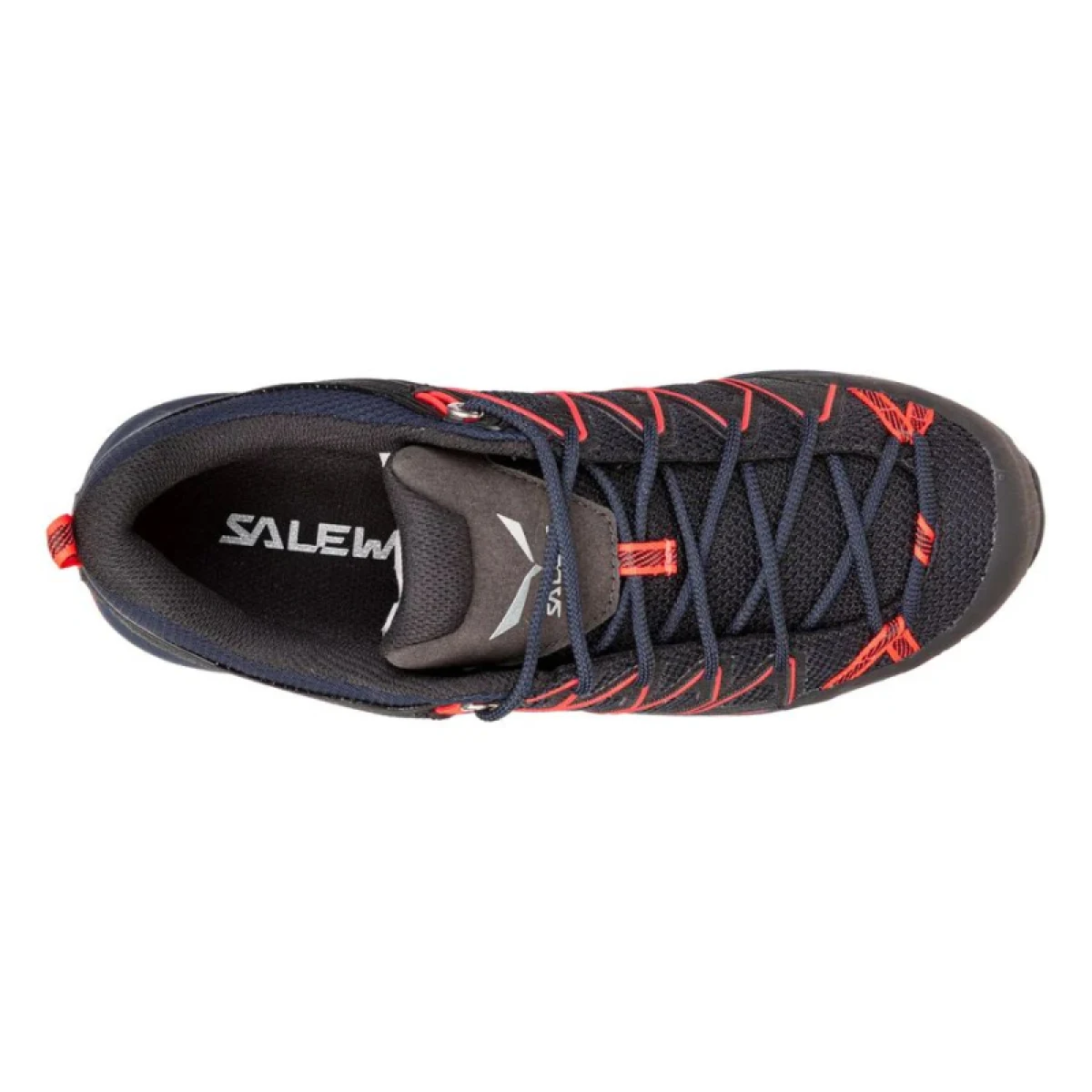 Dámska nízka turistická obuv SALEWA Mountain Trainer Lite W premium navy flue coral · záber 4