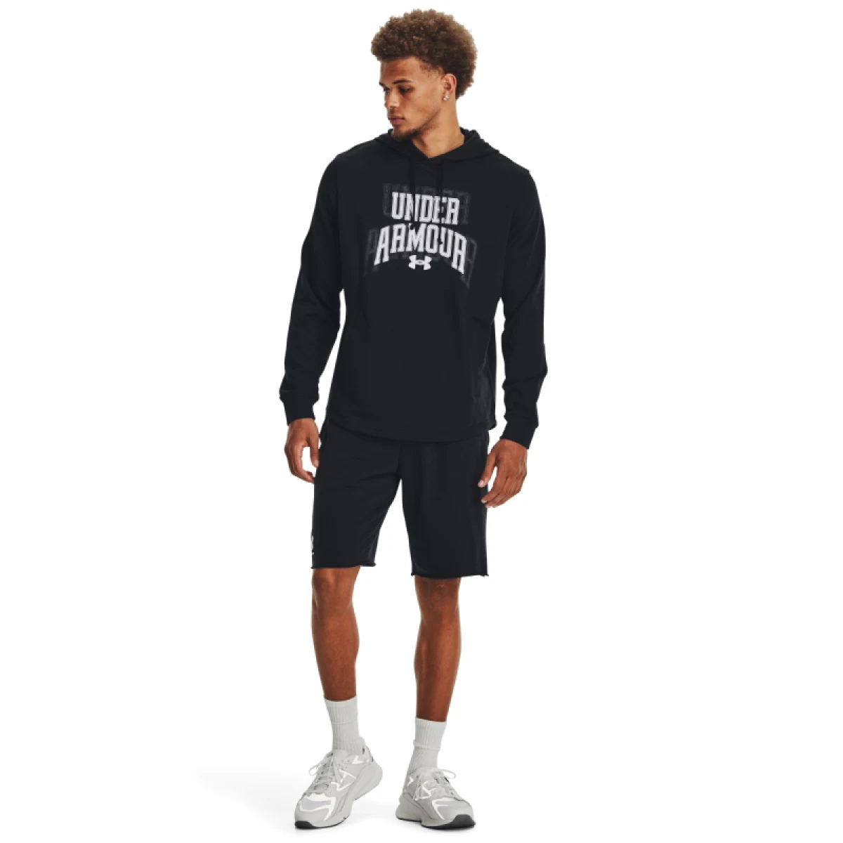 Pánska mikina s kapucňou UNDER ARMOUR UA Rival Terry Graphic HD-BLK · záber 4